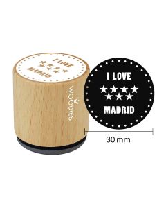 Segell Woodies - I love Madrid Estavelles