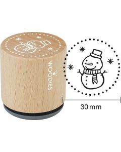 Segell Woodies - Snowman