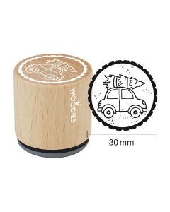 Segell Woodies - Car with christmas tree